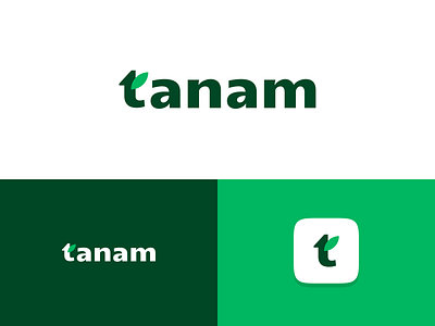 Tanam (Plant) Logo Design branding green logo plant