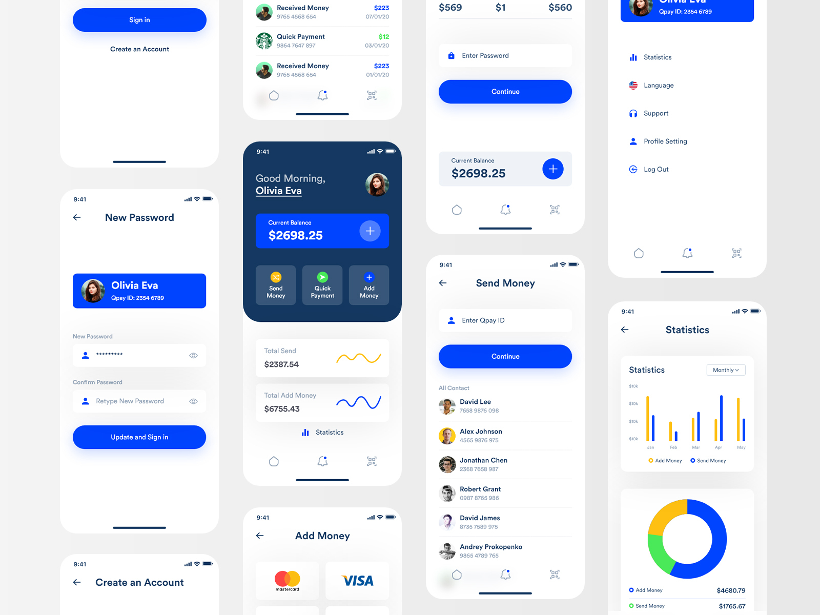 Qpay - Quick Payment App by Nure Alam on Dribbble