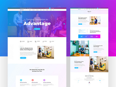 Bright - Consulting Agency Website UI Template agency bright clean company consult consultancy consultant consulting consulting firm consulting group corporate design psd design templates ui uidesign uiux ux web website