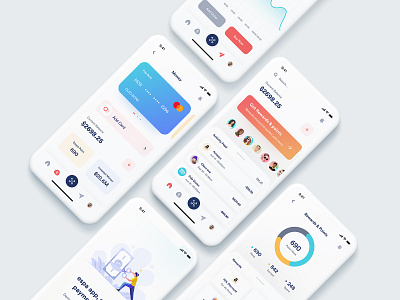 Easpa - Mobile Wallet App 2022 apps branding clean clean ui creative mobile app design mobile apps mobile screen mobile ui modern nure alam payment ui uiux ux wallet