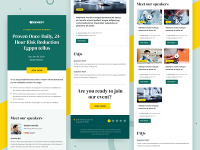 Remedy - Online Event Management and Broadcasting Email Template