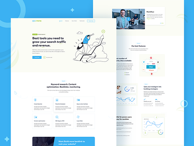 SEO Prime - Seo Optimization Tool Landing Page