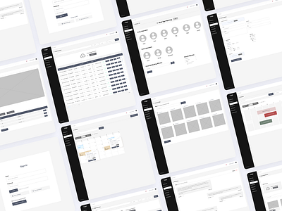 DMS - Construction Document Management System Wireframe apps clean design dms documents landing management system system ui uiux ux web wireframe