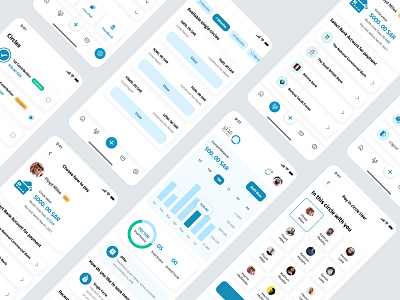 Savings - Online Banking App 2022 android app tend bank banking app clean clean ui design fintech ios mobile app mobile design money app online banking online banking app saving trendy app design ui uiux ux