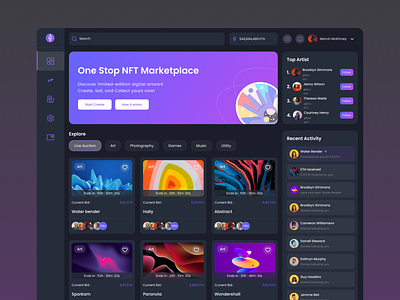 #Exploration NFT Marketplace