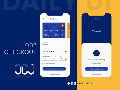 Credit Card Checkout app checkout credit card checkout creditcard daily ui dailyui design figma design flat minimal typography ui ux