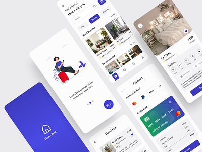 "Apartment Booking App" apartment app design best design best shot booking app graphicdesign hotel booking illustration logo minimal mobile app design mobile ui online booking ui trends uidesign uiux uiuxdesign