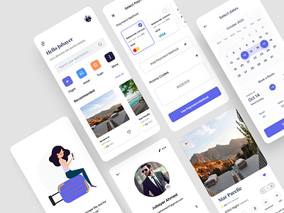 "Hotel Booking App" best design best shot booking app hotel minimal mobile app mobile app design mobile ui travel app travelling app uidesign uiuxdesign