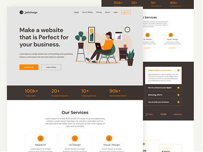 Agency Landing Page