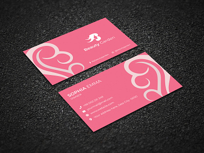 Beauty & Salon Business Card Design