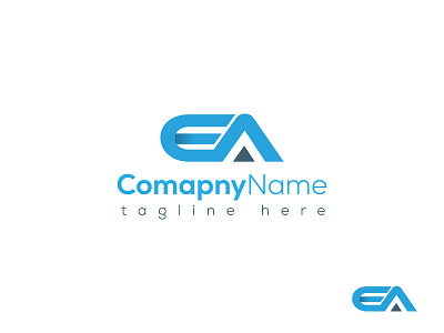 EA Company logo Design Concept brand creative logo design ea logo logo minimal modern design modern logo simplelogo unique logo vector