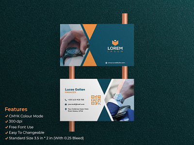 Minimal Business Card Design brand businesscard clean card corporate creative logo design graphic design logo minima minimal modern namecard professional vector visitingcard