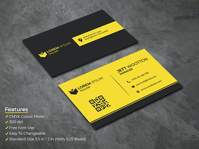 Clean Business Card Design