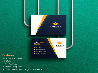 Creative Business Card Design brand branding businesscard corporate creative design graphic design marketing minimal modern modern logo namecard new professional simple template trend unique vector visitingcard