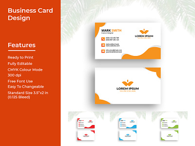 Colorful Business Card Design