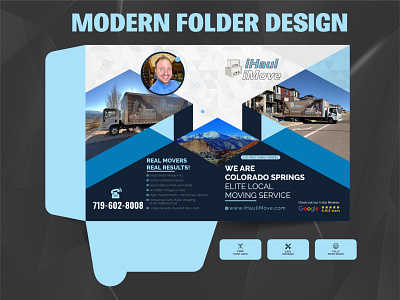 Modern Folder Design brand branding corporate design folder graphic design minimal pdf professional psd vector