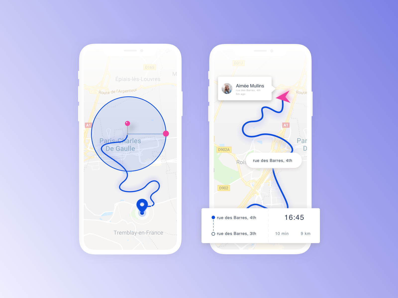 Daily UI 020 Location Tracker by Slava Zdn on Dribbble