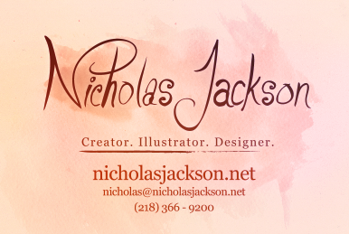 Nicholas Business Card business card logo