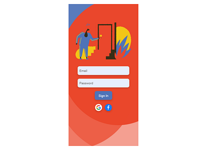 Login Page adobe xd design flutter login page login screen ui vector vector art