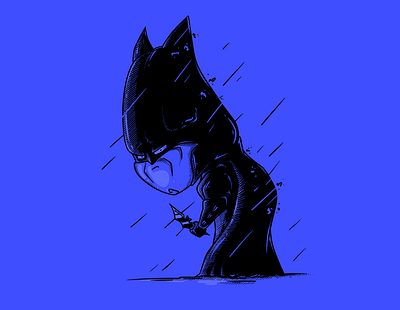 Lil Batman art batman digitial illustration procreate