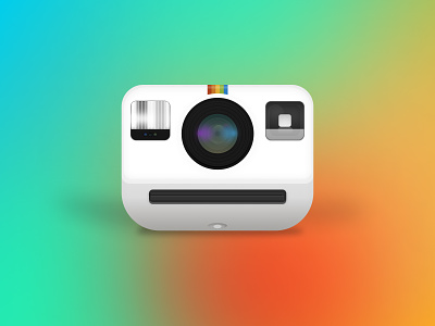Polaroid_Camera_Figma 3d art branding camara colors download figma graphic design illustration motion graphics rainbow
