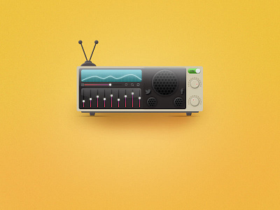 New_Radio art color concept graphic design radio ui ux