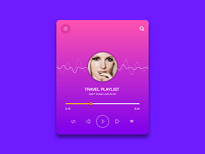 Daily UI #012_Music Player