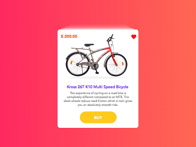 Daily UI #016_Product Card View card view cycle download ecommerce freebies heart list price product sketch ui ux