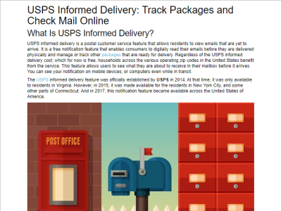 do federal mail get scanned by usps inform mail