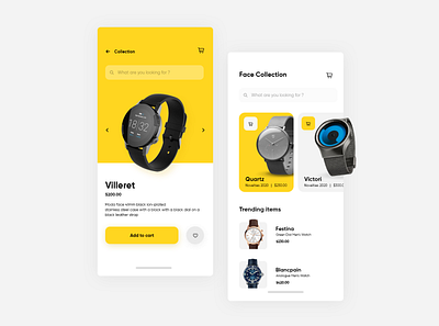 Watches Mobile App app branding design icon menu mobile typography ui ux watch welcome