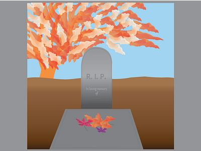 The Final Destination cemetery death design illustration illustrator rip