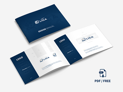 II. Slovak League - FREE PDF brand brand guidelines brand identity brand identity design branding football football graphic football league graphic design guidebook guideline guidelines guidelines design identity logo slovakia