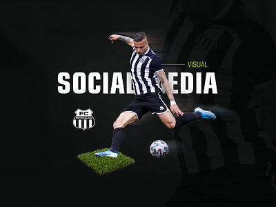 FC Petržalka - Social Media Visual design football football design graphic design slovakia social media social media identity sport design visual
