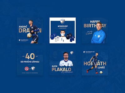FK Poprad - Posts (FB/IG) football football club football design graphic design slovakia social media social media identity sport brand sport design sport identity