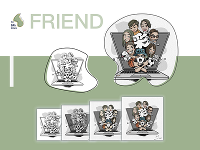 Friend illustration