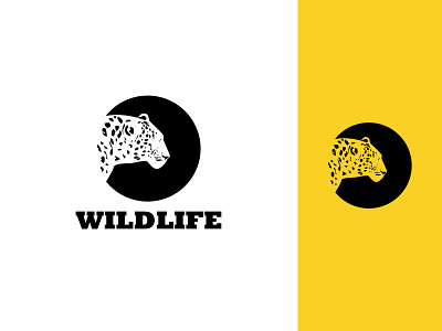 Wildlife black and white creative graphicdesign illustration illustrator jungle leopard logo logodesign logoideas minimal modern wildlife