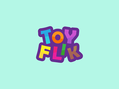 ToyFlik branding colorful creative graphicdesign kids logo logodesign logoideas modern stylish toy toydesign wordmark