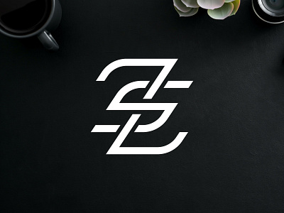 ZS Monogram black and white branding creative graphicdesign logo logodesign logoideas minimal modern monogram stylish