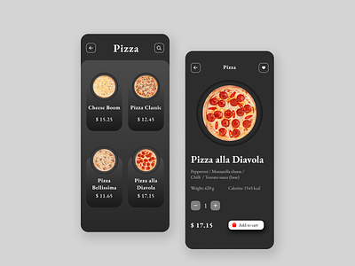 Pizza app branding design graphic design typography ui ux vector