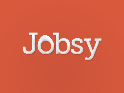 Jobsy logo brading cool job board jobs logo