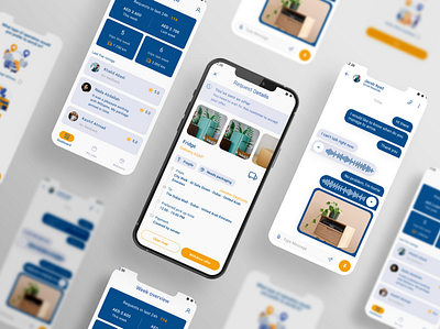 Waddi Transport App app design ui ux