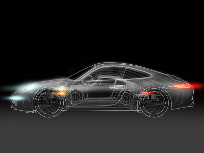 50 Years of the 911 - Amelia Island display graphics design experiential illustration vector