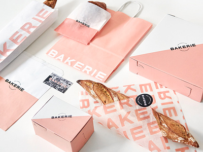 Bakerie Branding Packaging and Collateral branding design logo package design type typography