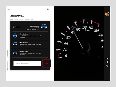 Car Center car design ui ux web