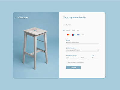 Daily UI - Credit Card Payment