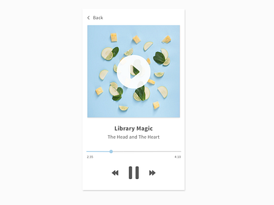 Daily UI - Music Player