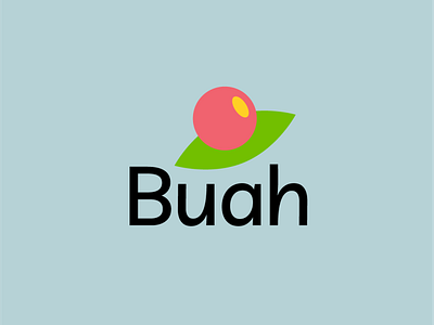 logo for buah design logo