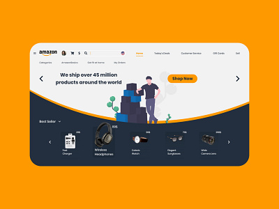 Amazon.com Redesign adobe xd concept design ecomerce redesign ui ux web web design xd