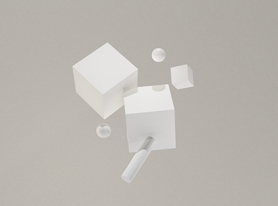 3D Shapes | Spheres and Squares 3d 3d design 3d shapes 3d web background graphic design minimal poster design shapes squares ui