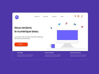 Landing page adobe app design figma landing mobile ui tunisia ui uidesign uiux